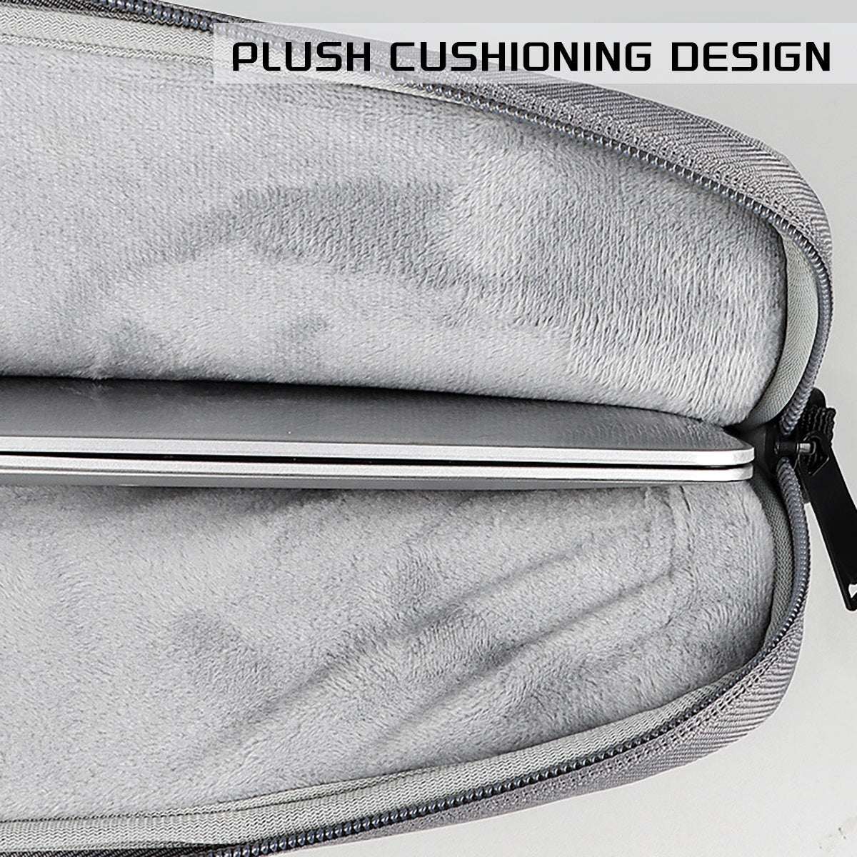 laptop bag with shoulder strap featuring plush cushioning design for extra protection and comfort.