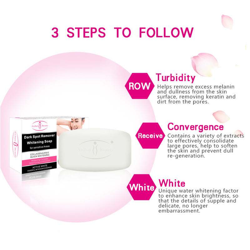 Brightening Milk Handmade Whitening Soap bar with herbal fragrance for whitening, moisturizing, and oil control