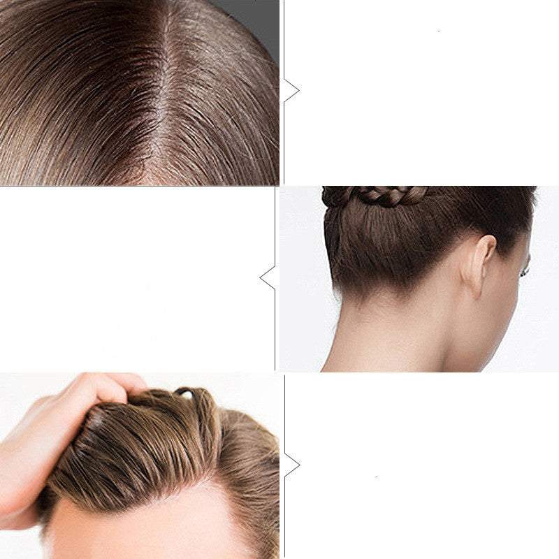 Hair wax stick used for styling short hair and finishing broken hair with smooth hold