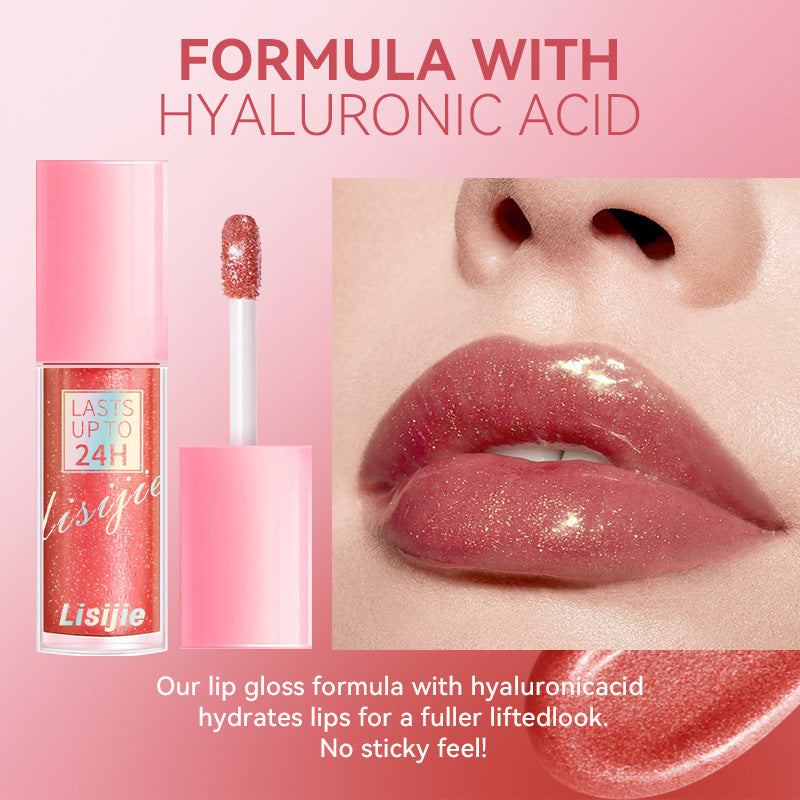 Long-lasting luxury lipstick with hyaluronic acid lip gloss moisturizing and hydrating lips