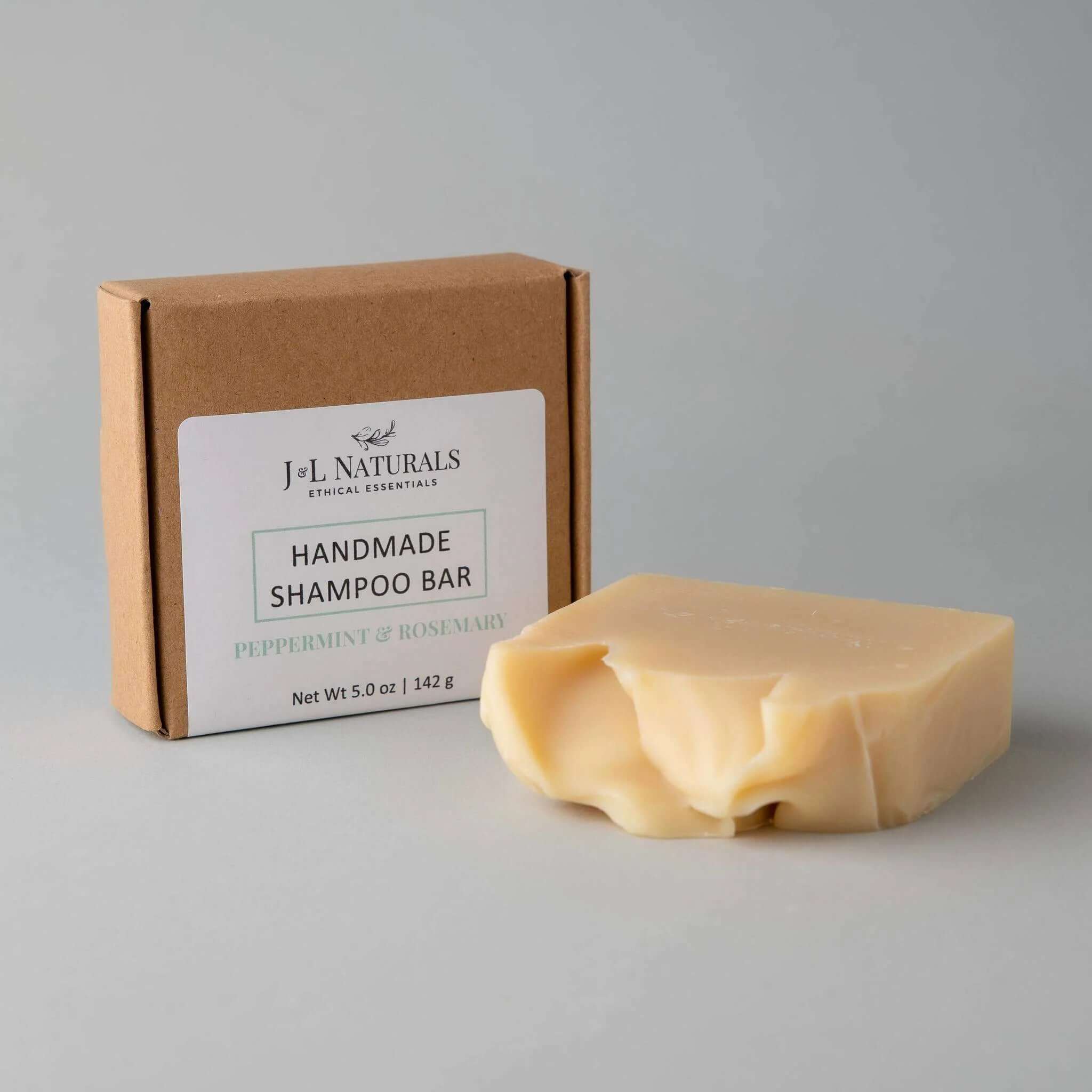 Menβs Natural Beard Shampoo Wash Bar duo with peppermint and rosemary, handmade and natural ingredients for beard care