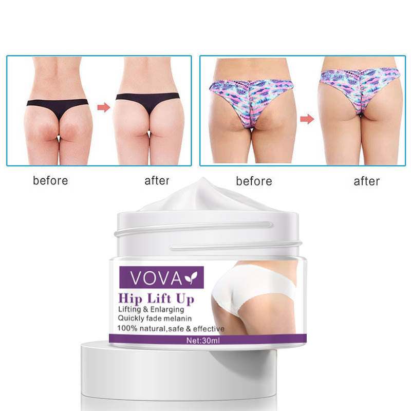 Natural Booty Enhancement Cream 30ml for hip lift and enlargement with before and after results