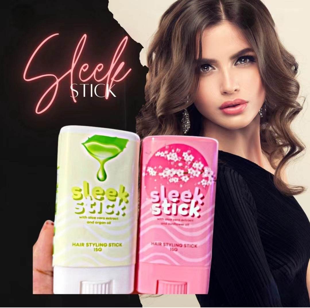 Hair Wax Stick for smooth, frizz-free hair with aloe vera and argan oil styling sticks