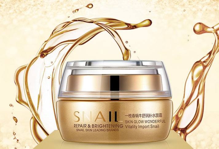 6pcs Moisturizing and Hydrating Care Set with Snail Repair and Brightening Cream