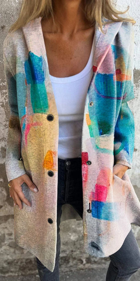 Cardigan Sweater Coat Knitted Long Loose-fitting Outerwear