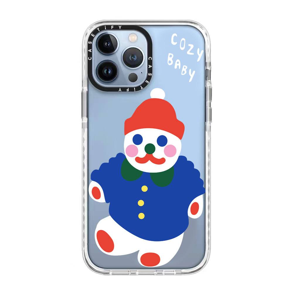 Silicone Cartoon Santa Hat Cosy Phone Case