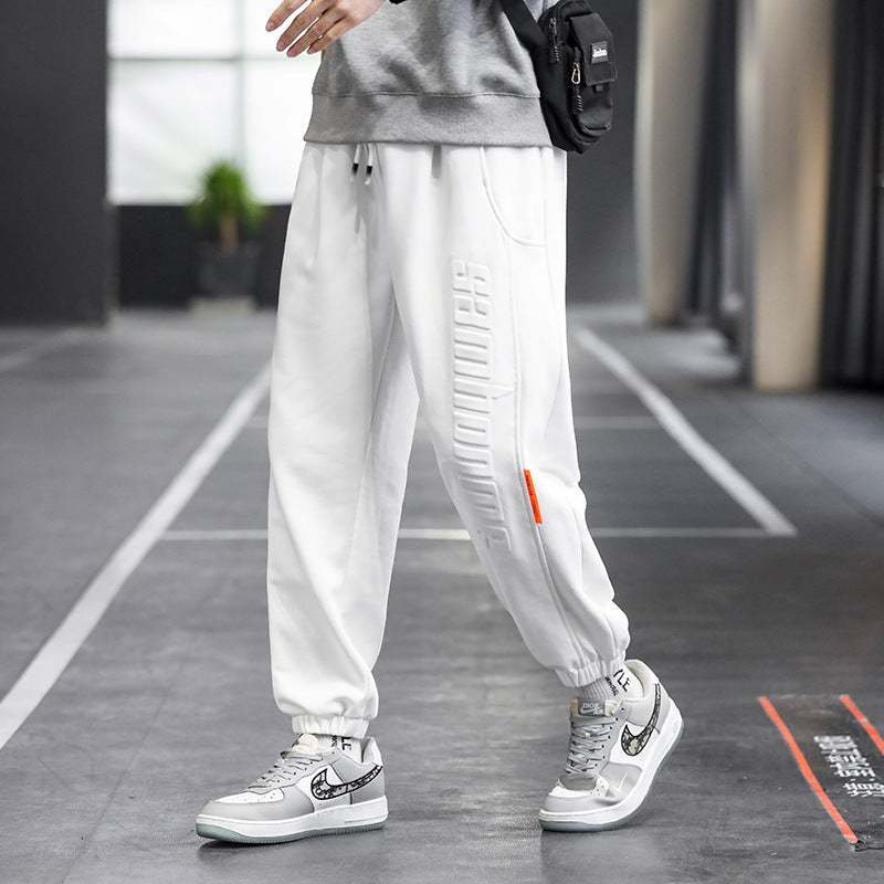 Tapered Ankle-tied Pants Fashionable Ankle-tied Casual Fashionable Sweatpants