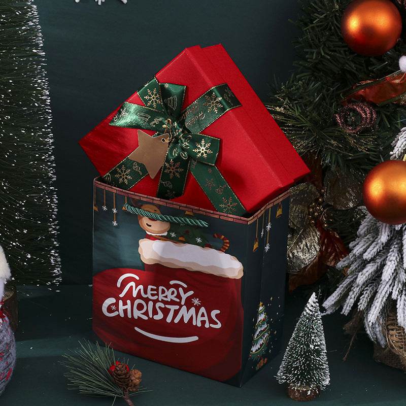 Christmas Gift Box Scarf Socks