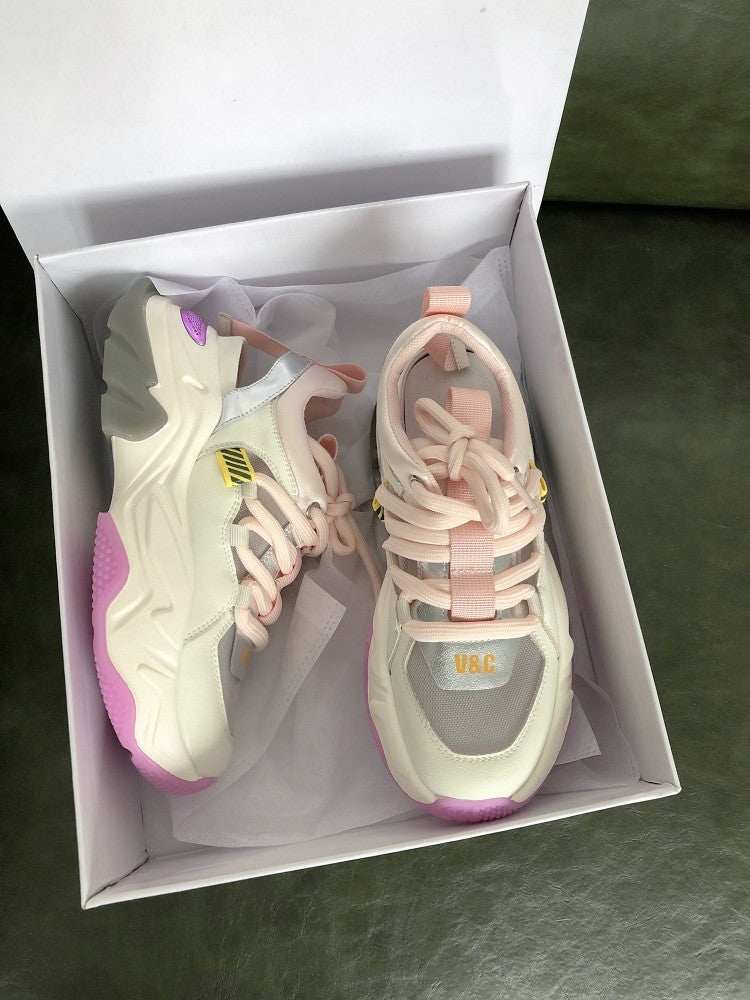 Oversized colorblock sneakers