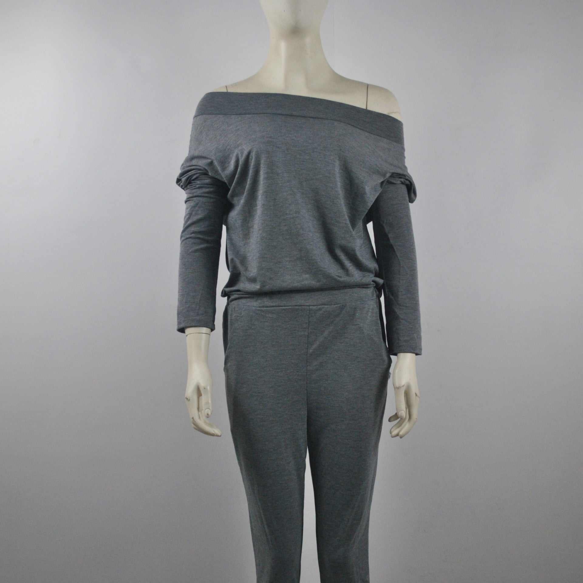 Casual long sleeve pencil pants pocket