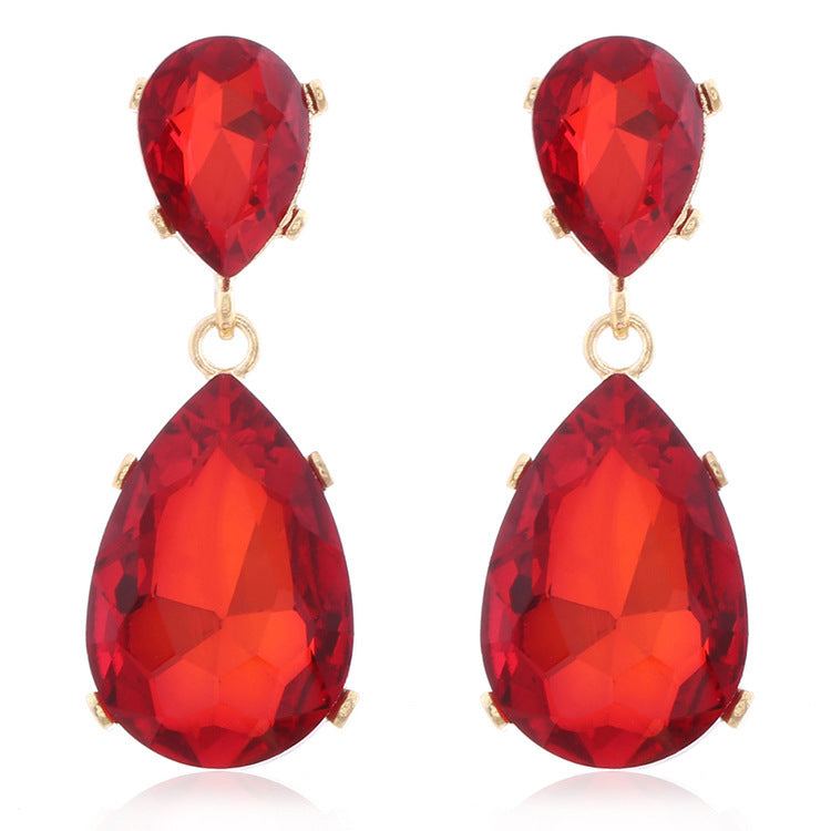 Rhinestone Drop Earring Holiday Party Holiday Accessories Tassel Earrings