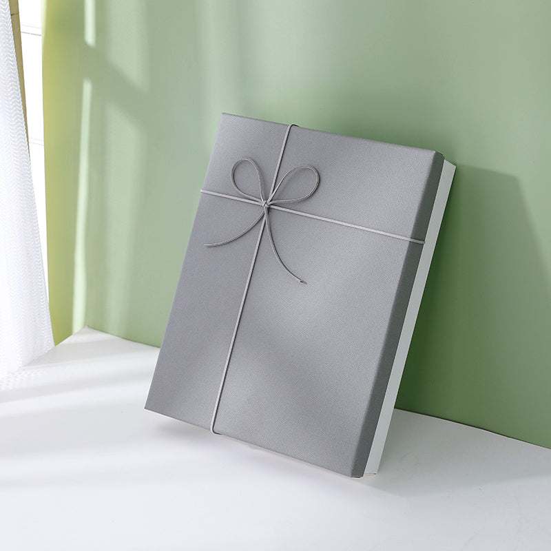 Large Gift Box, Empty Box, Simple Blue Packaging Box, Exquisite Birthday Gift Box, Rectangular Gift Box, Custom