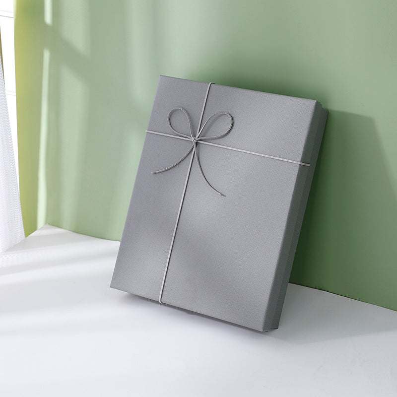 Large Gift Box, Empty Box, Simple Blue Packaging Box, Exquisite Birthday Gift Box, Rectangular Gift Box, Custom