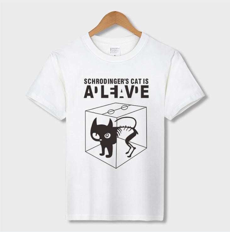 Han Hent The Big Bang Theory Shirt Schrodinger''s Cat T-shirt S Men Swag Funny Cotton Short Sleeve T Shirt S Summer T Shirt Homme