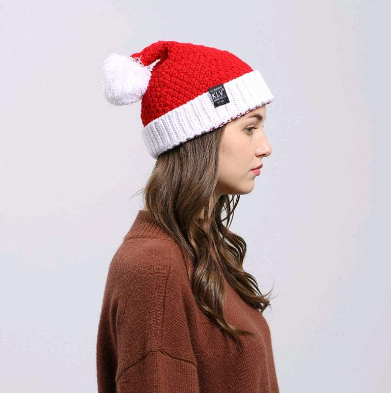 Autumn winter Santa Claus knitted wool hat Halloween creative gift wool hat