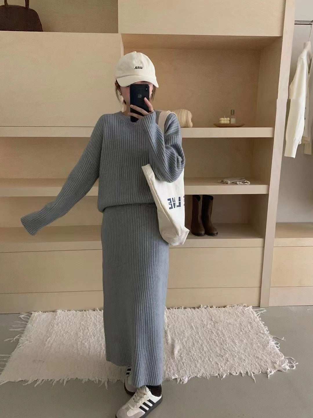 Sweater Suit Female Autumn And Winter Loose