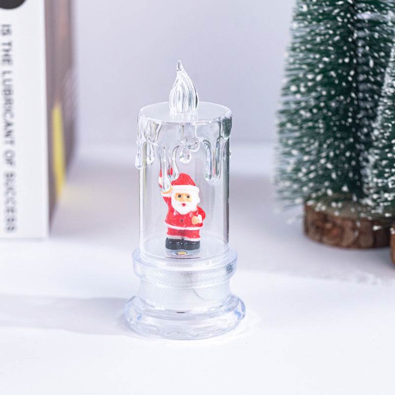 Christmas Cartoon Luminous Candle Creative