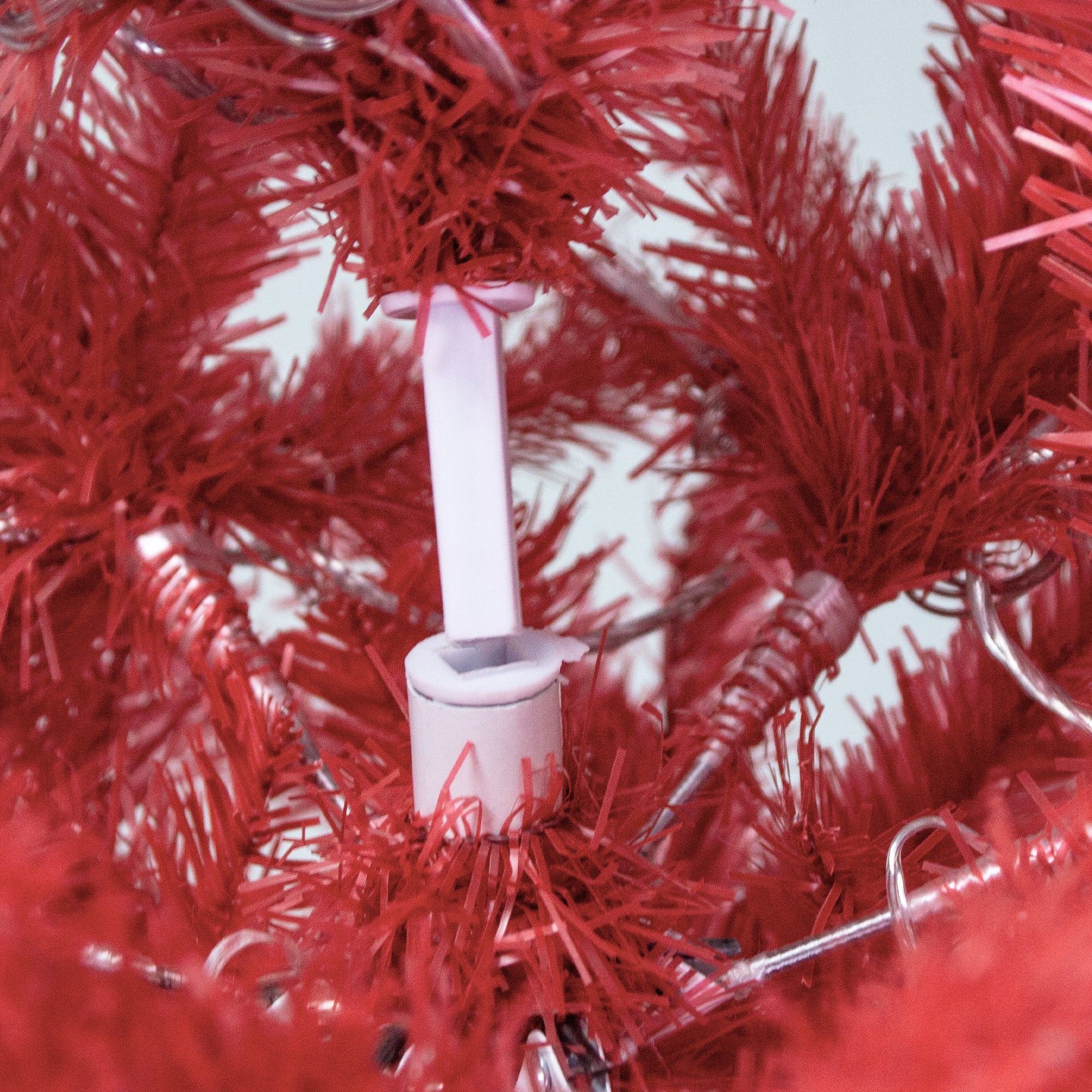 6 Foot Articulated Fir Artificial Fir Curved Top Christmas Tree 1250 Branch Tips, 300 LED Lights Christmas Lights