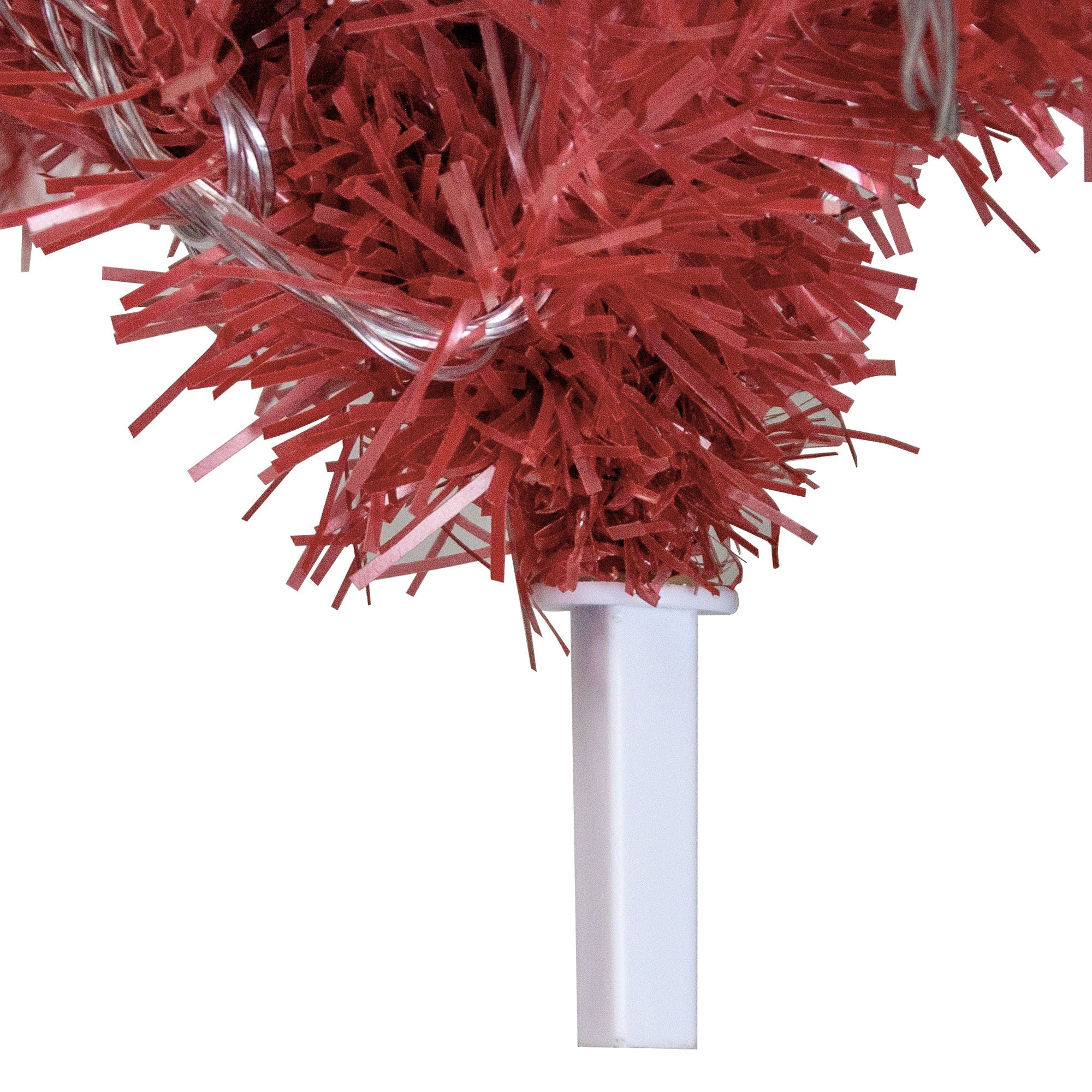 6 Foot Articulated Fir Artificial Fir Curved Top Christmas Tree 1250 Branch Tips, 300 LED Lights Christmas Lights