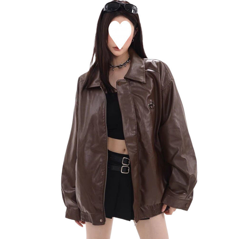 Jacket Turn-down Collar Coat Women