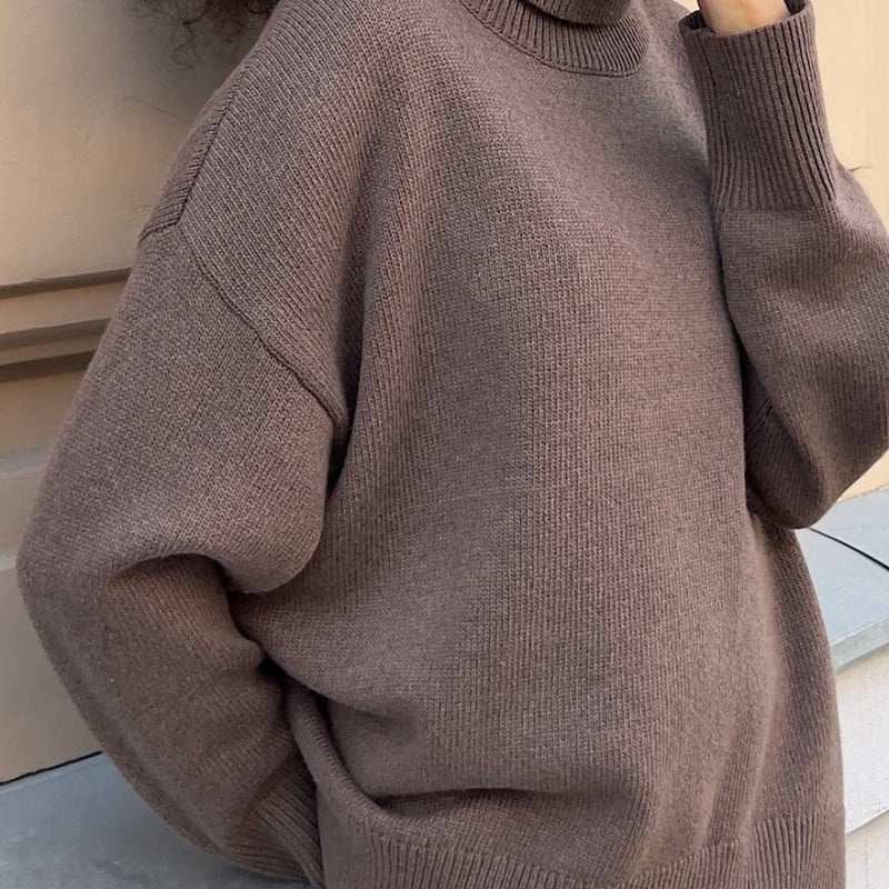 Comfortable Loose Versatile Basic Pullover