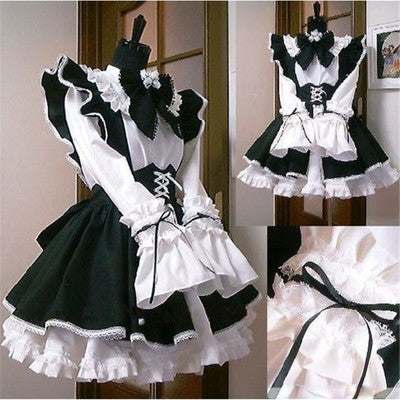 Classic maid outfit black and white maid outfit