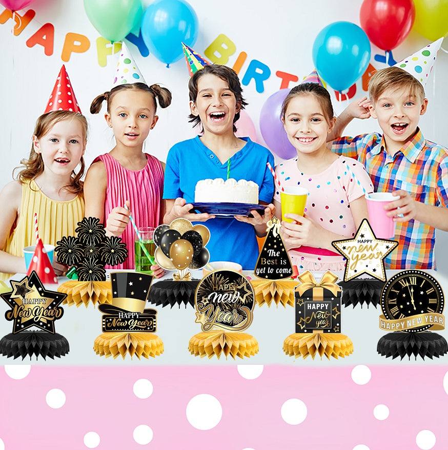 New Year Party Decoration New Year Honeycomb Ornaments