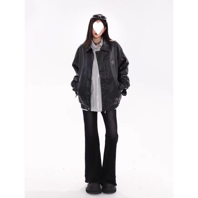 Jacket Turn-down Collar Coat Women
