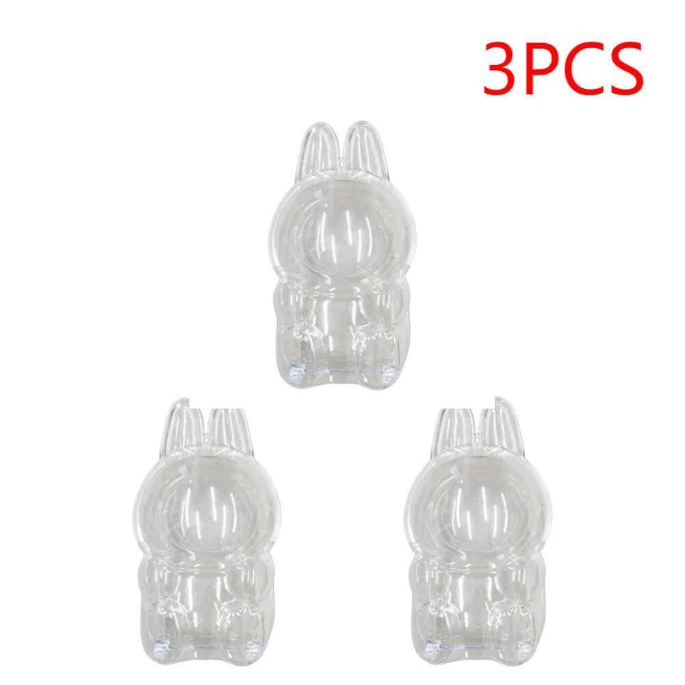 Labubu Protective Cover Labubu Protector Case Sitting Party Transparent Protective Shell Dust Cover Doll Transparent Cover