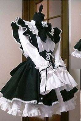 Classic maid outfit black and white maid outfit