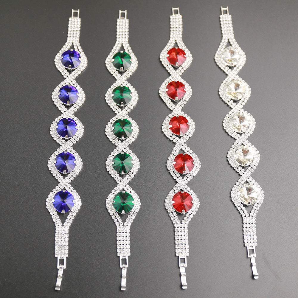 Bridal bracelet earring set