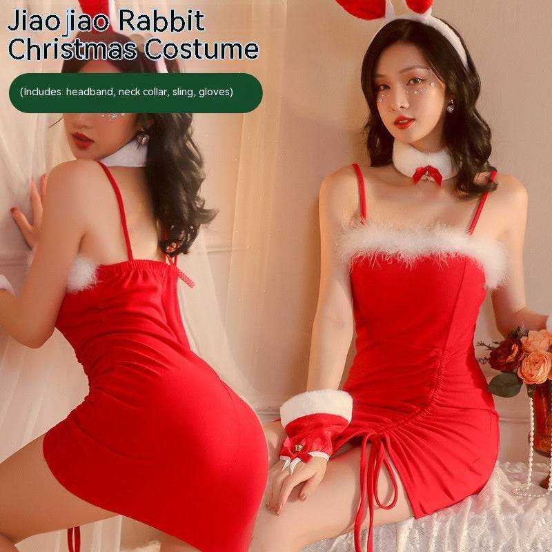 Christmas Outfit Uniform Bunny