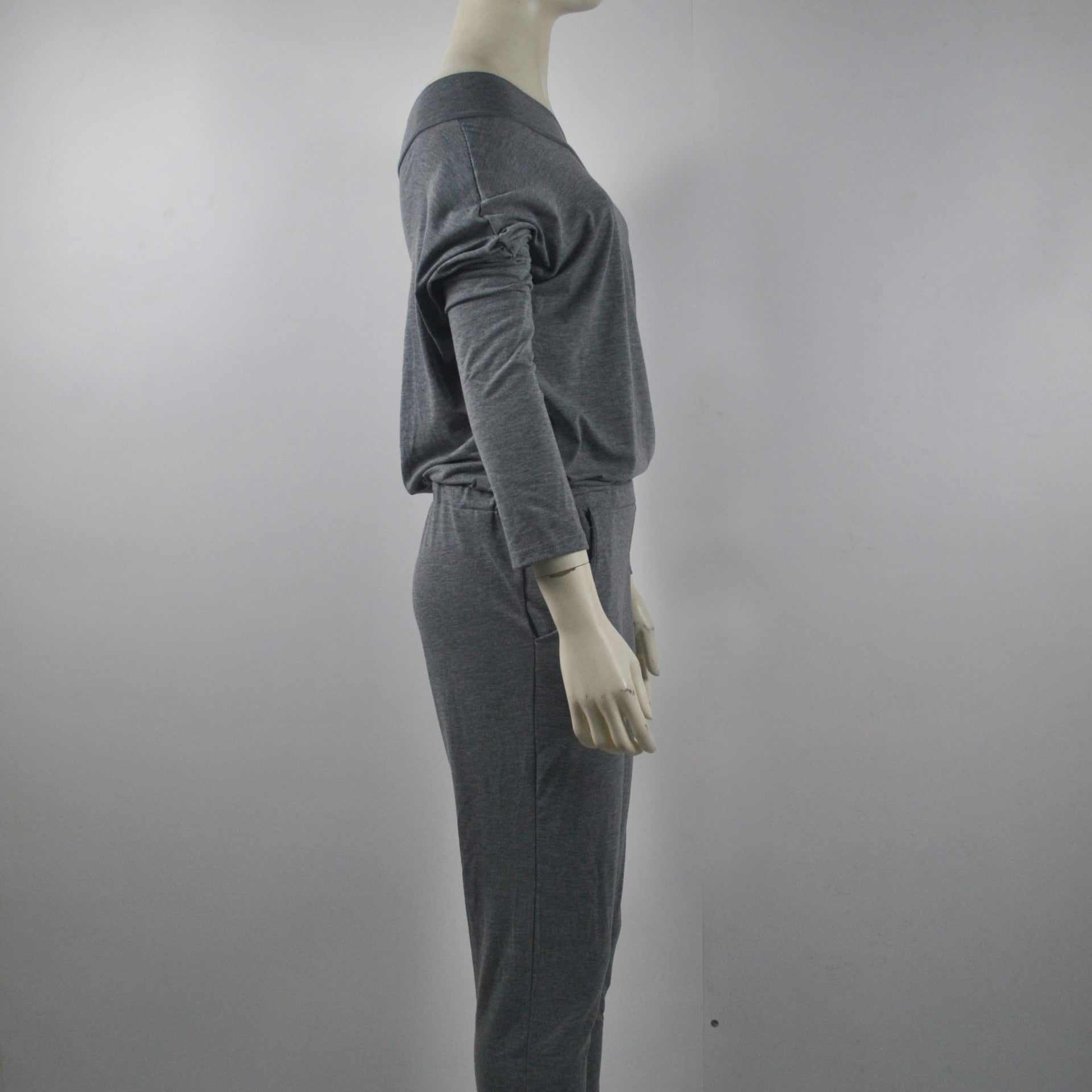 Casual long sleeve pencil pants pocket