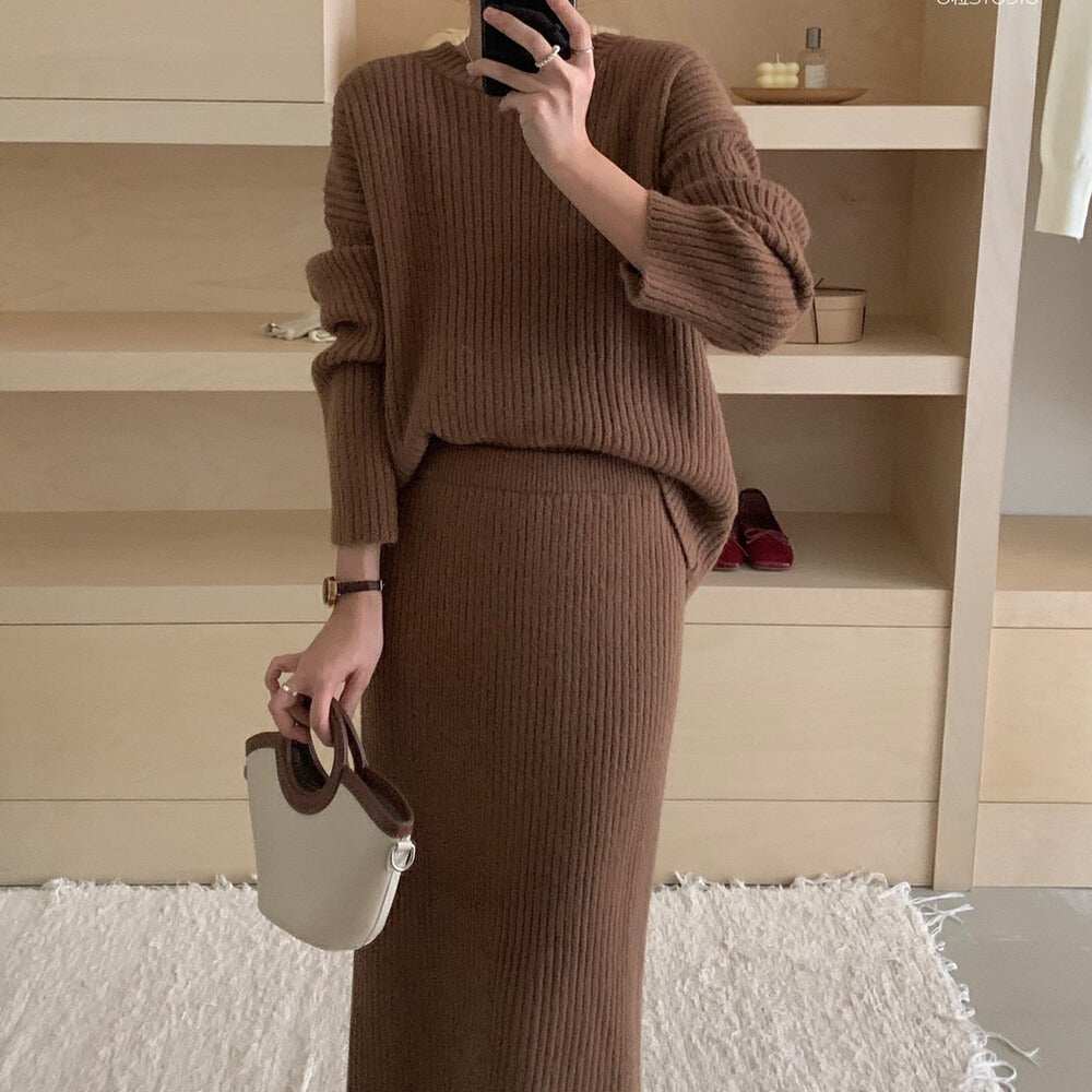 Sweater Suit Female Autumn And Winter Loose