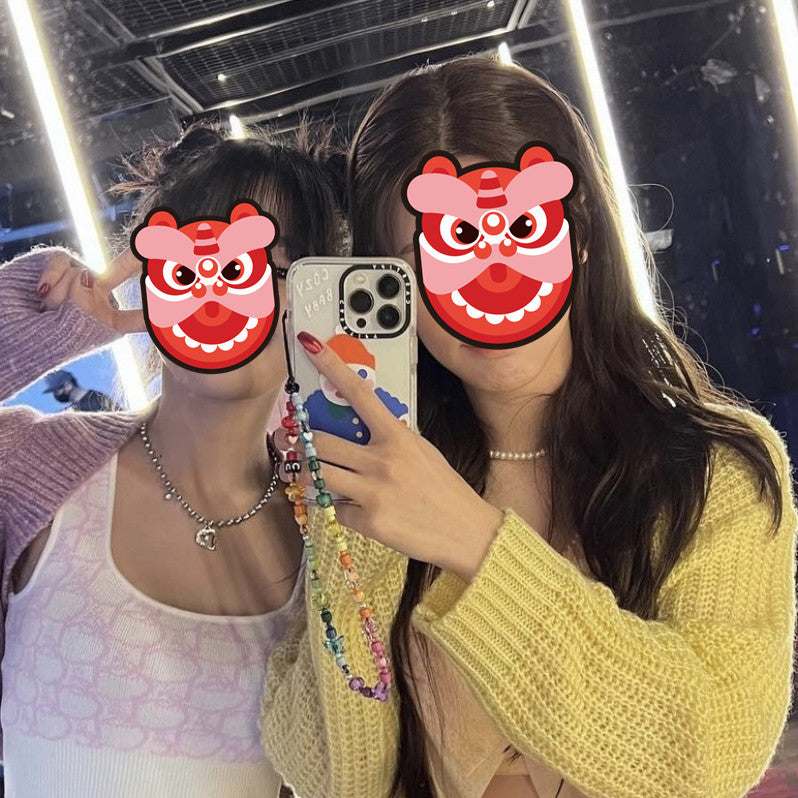 Silicone Cartoon Santa Hat Cosy Phone Case