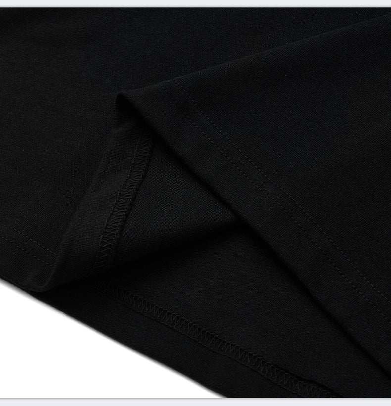 Summer American Cotton Portrait Printing T-shirt