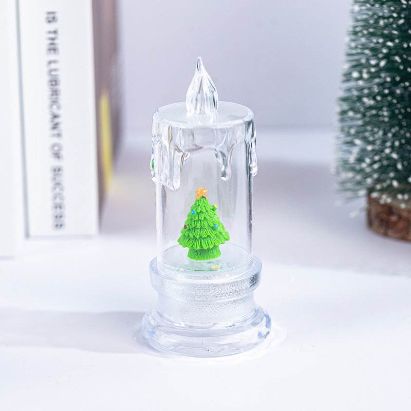 Christmas Cartoon Luminous Candle Creative