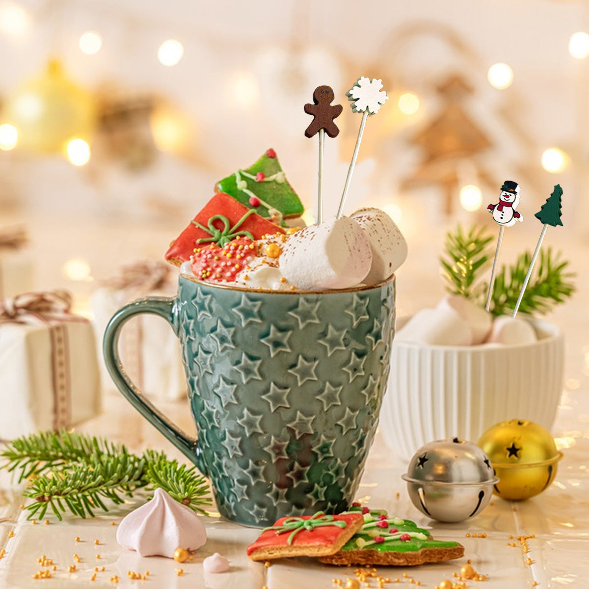 Christmas Cocktail Picks