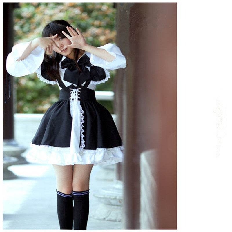 Classic maid outfit black and white maid outfit