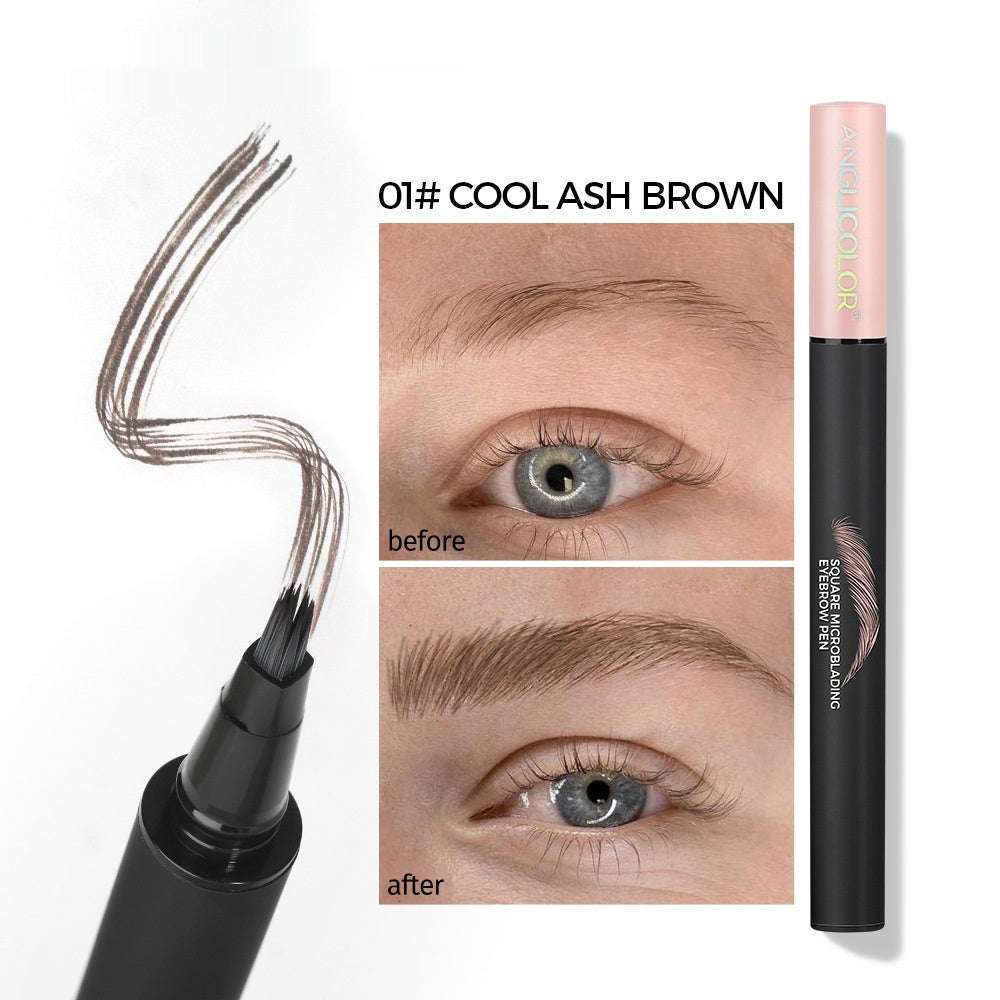Multi-fork Liquid Eyebrow Pencil Wild Eyebrow Waterproof And Sweat-proof