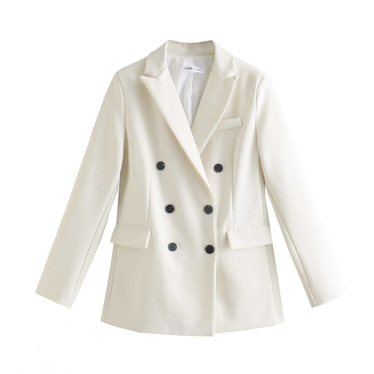 Stylish Loose Double Breasted Casual Blazer