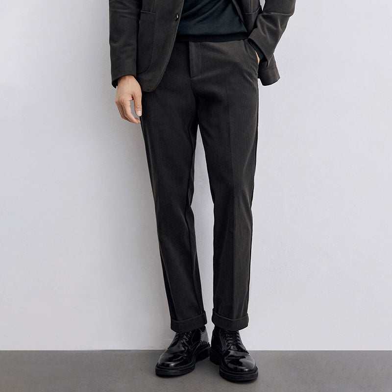 Corduroy Versatile Business Straight Loose Fashionable Pants