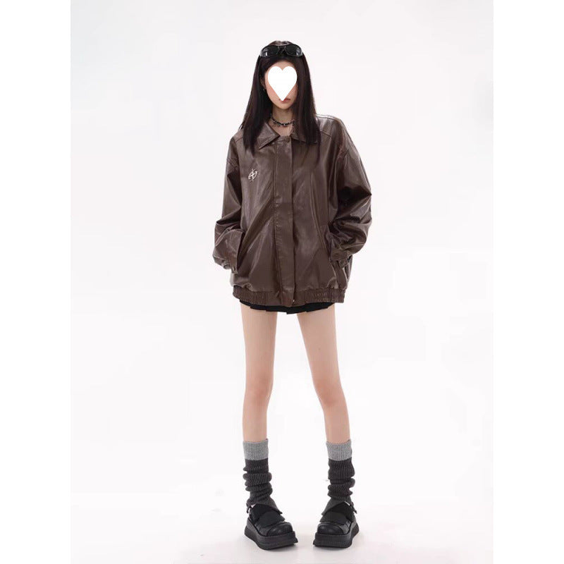 Jacket Turn-down Collar Coat Women