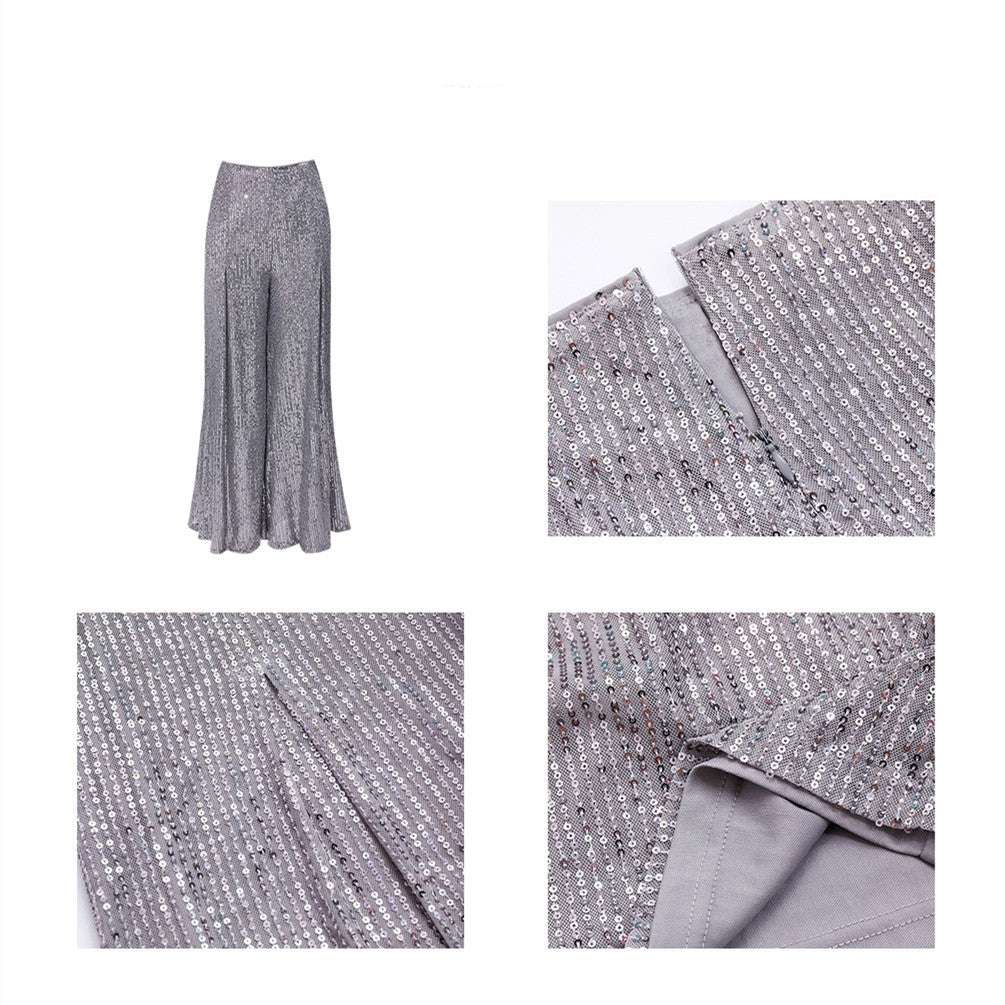 Women's Fashion Temperament Casual High Waist Straight Pants