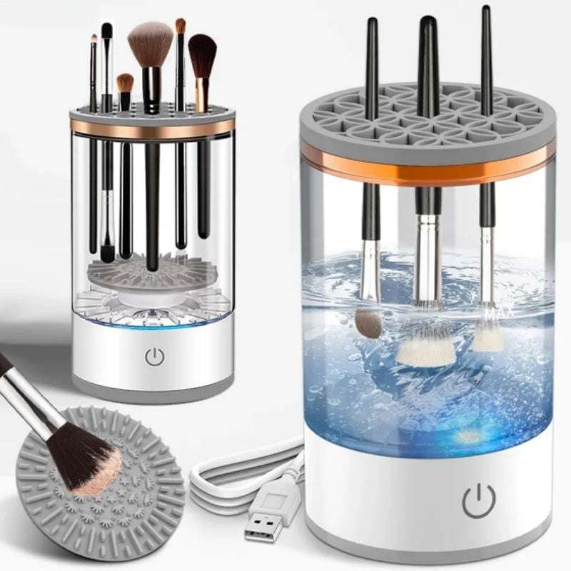 Makeup Brush Cleaner Automatic Rotating Makeup Brush Cleaner USB Portable Electric Cosmetic Makeup Brush Rotary Washing Machine