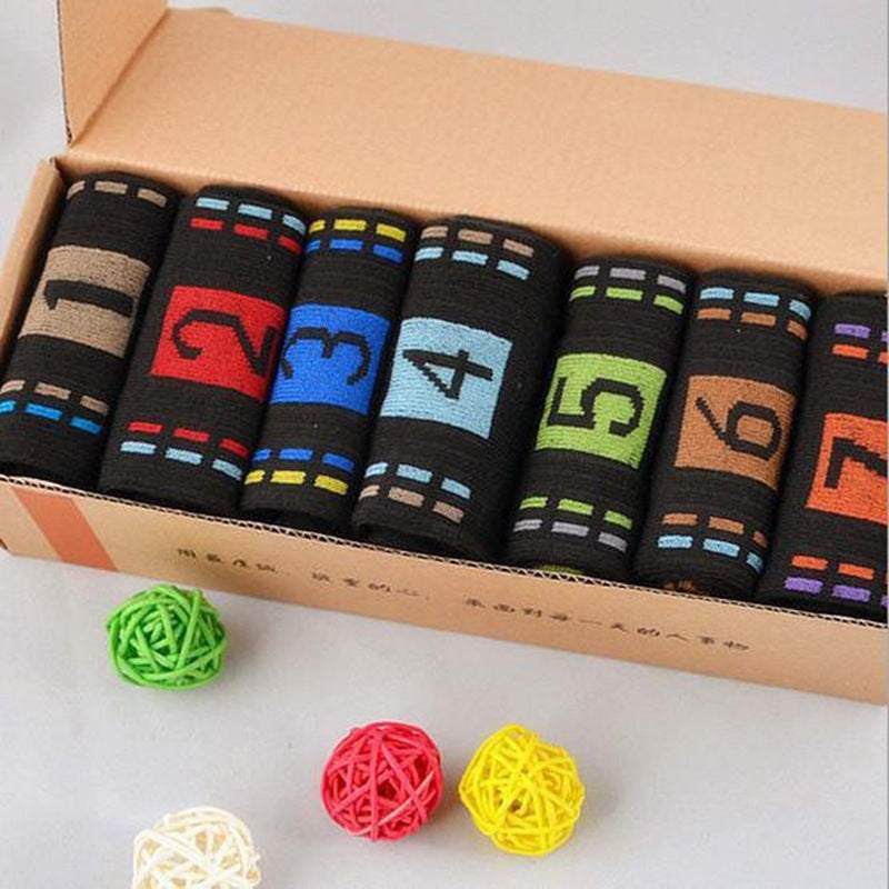 Creative Gift Box Socks Couple Socks For Men And Women 7 Days Gift Socks