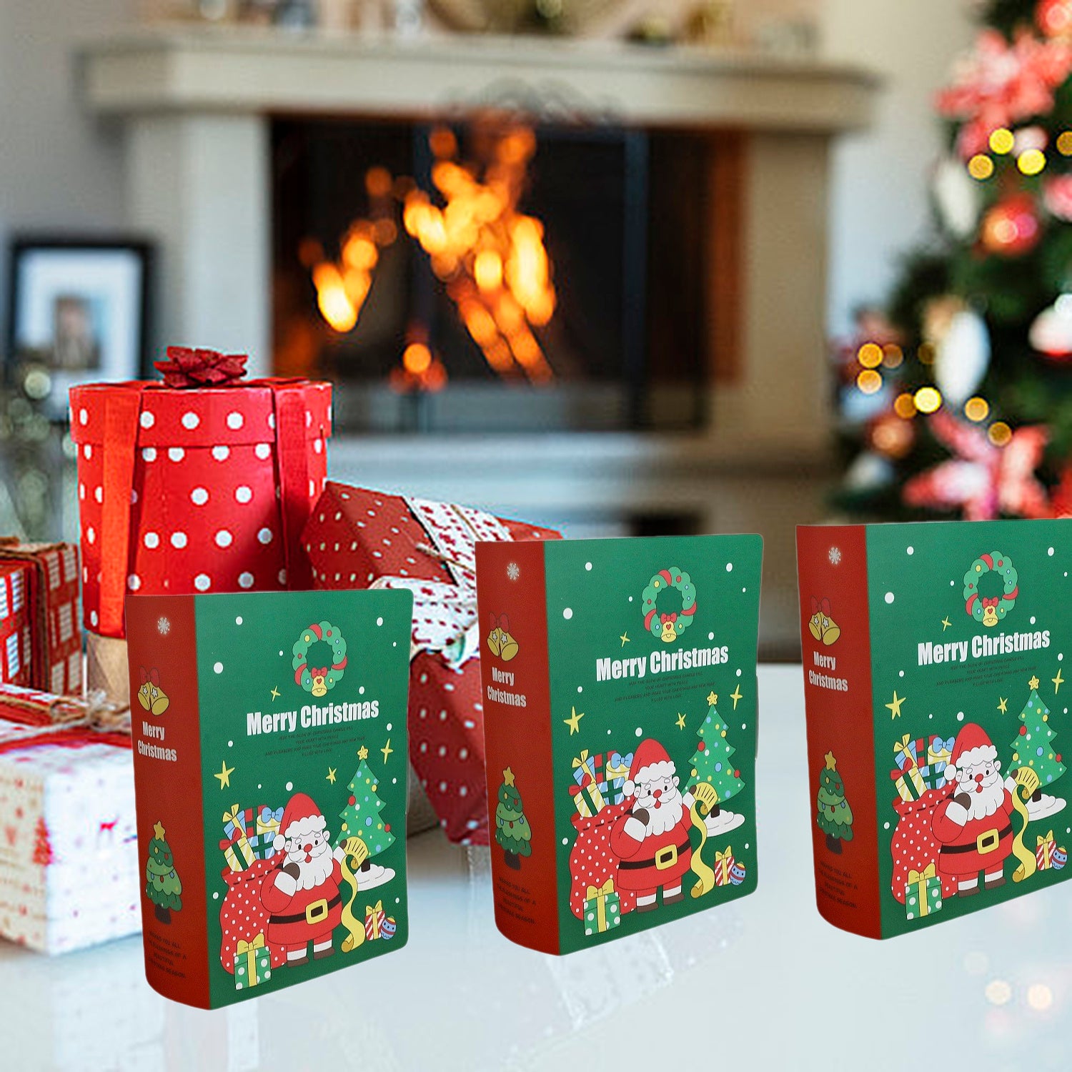 10PCS Christmas Treat Boxes