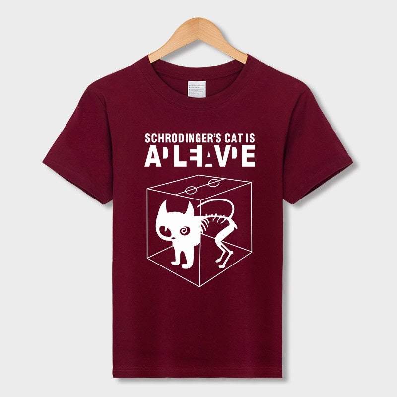 Han Hent The Big Bang Theory Shirt Schrodinger''s Cat T-shirt S Men Swag Funny Cotton Short Sleeve T Shirt S Summer T Shirt Homme