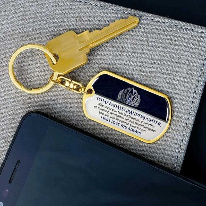 Christmas Holiday Metal Keychain