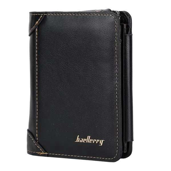 Men Leather Wallet ID Card Holder Purse Trifold Clutch Money